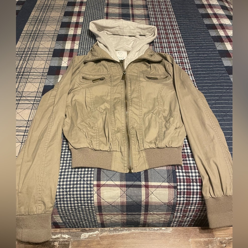 Full Tilt khaki color jacket size M.